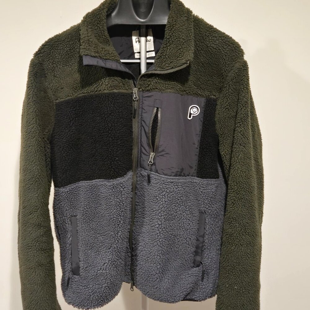 Men's L Penfield Color block heavy fleece jacket